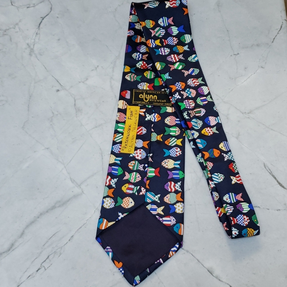 Patchwork Fish Tie - image 2